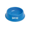 Blue Plastic Dog Bowl